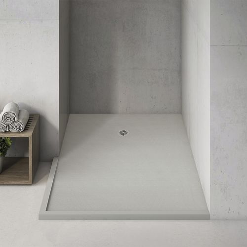 Receveur de douche rectangulaire - NEO PLUS - HIDROBOX by absara - surélevé / en résine / en ardoise
