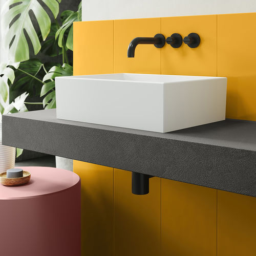 Plan de travail en résine - ARTOP - HIDROBOX by absara - en ardoise / en ciment / de salle de bain