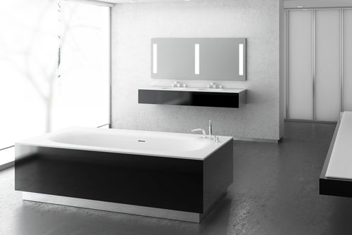 Baignoire à poser - BETA FUSION - HIDROBOX by absara - en Solid Surface / hydromassage / pour chromothérapie