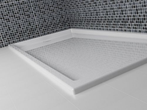Receveur de douche rectangulaire - VISUAL - HIDROBOX by absara - à poser / en acrylique
