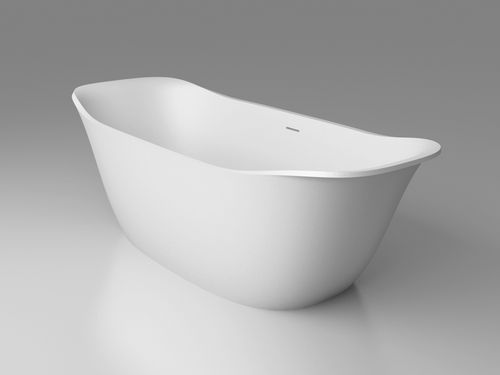 Baignoire ovale - BETA ESSENTIAL V3 170x74 - HIDROBOX by absara - à poser / en Solid Surface / hydromassage