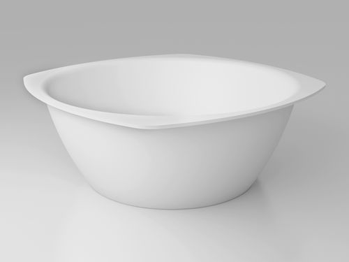 Baignoire ronde - BETA ESSENTIAL V2 150x150 - HIDROBOX by absara - à poser / en Solid Surface / hydromassage