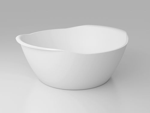 Baignoire ronde - BETA ESSENTIAL V3 150x140 - HIDROBOX by absara - à poser / en Solid Surface / hydromassage