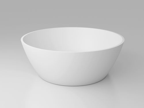 Baignoire ronde - BETA ESSENTIAL V4 D140 - HIDROBOX by absara - à poser / en Solid Surface / hydromassage