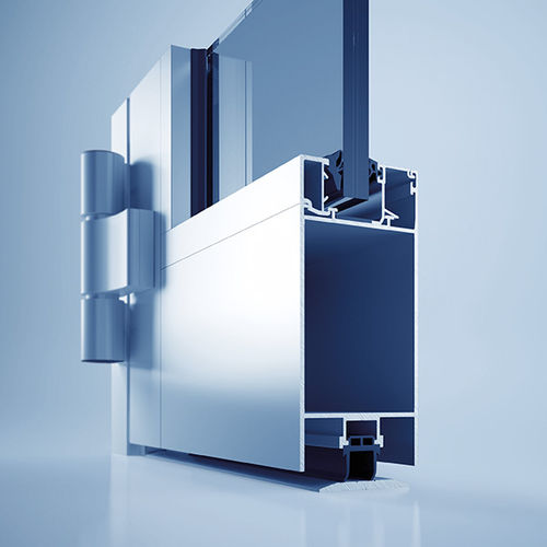 Porte d'intérieur - D 65 C FP - heroal - en aluminium / battante / contemporaine