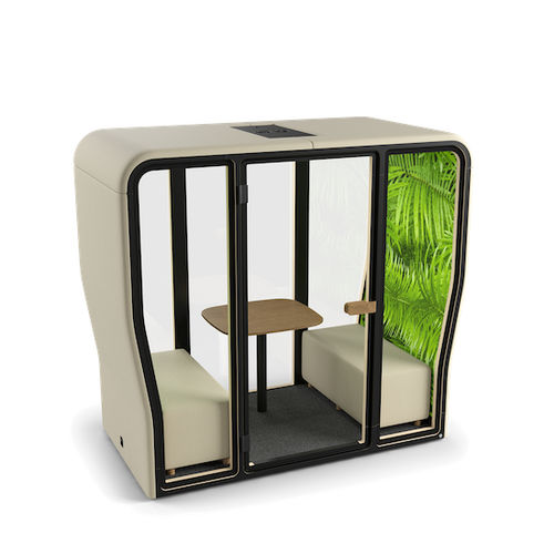 Cellule de concentration acoustique - BUZZINEST POD  - BuzziSpace - pour 2 personnes / pour 4 personnes / bois