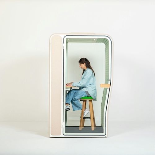 Cellule de concentration acoustique - BuzziNest Office - BuzziSpace - en feutre / en tissu