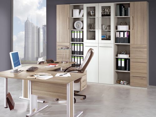 Bureau de direction - EASY OFFICE.PLUS - RÖHR-Bush - contemporain / en bois / en métal