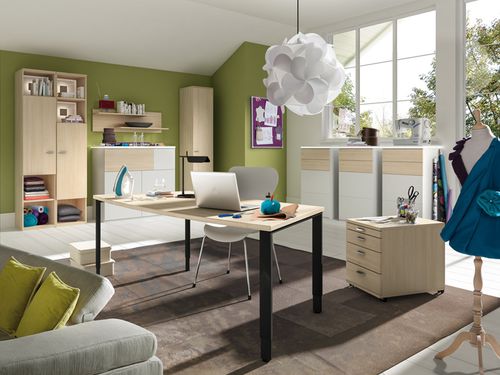 Bureau contemporain - XCEPTION - RÖHR-Bush - en bois / 4 pieds / professionnel