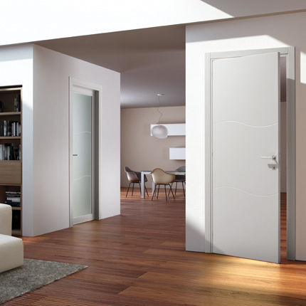 Porte d'intérieur - ONDA 2 - Fioravazzi - en bois / battante / pleine
