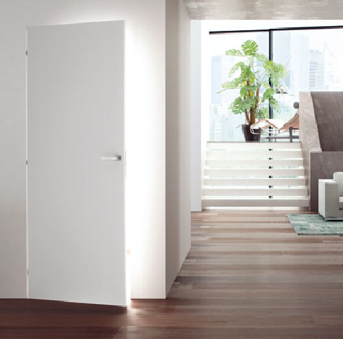 Porte d'intérieur - RASO MURO - Fioravazzi - en bois / en aluminium / battante