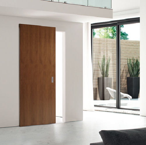 Porte d'intérieur - SCORREVOLE LOOK - Fioravazzi - en bois / coulissante / pleine