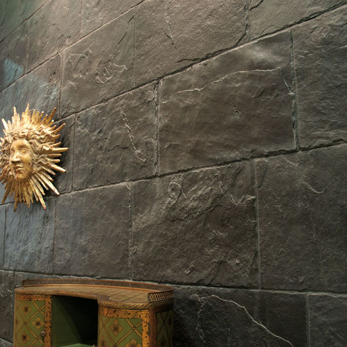 Revêtement mural pour intérieur - PIZARRA - Verniprens - pour l'extérieur / en béton / à relief