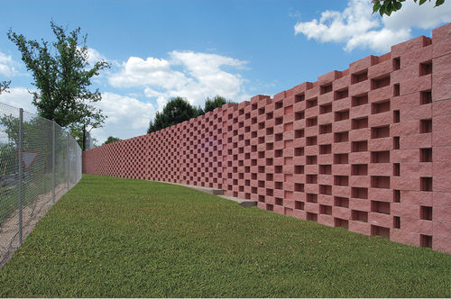 Bloc de béton plein - ULISES - Verniprens - pour mur de soutènement