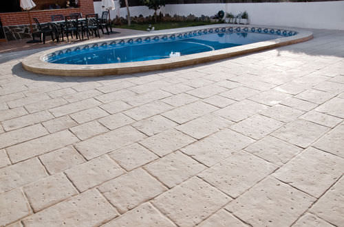Carrelage en béton - PALACIO - Verniprens - à relief / vieilli / d'extérieur