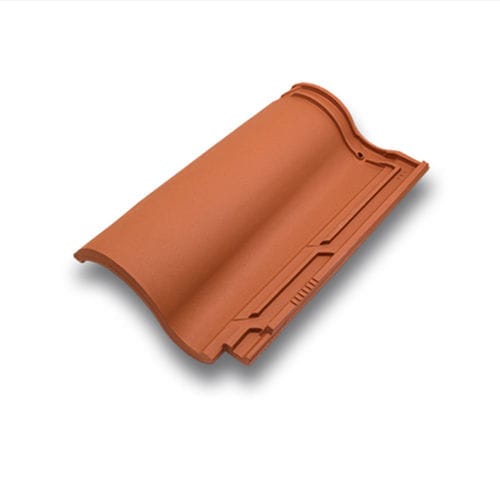 Tuile romaine - KLINKER 10  - CERÁMICA MAZARRÓN - en terre cuite / double / orange