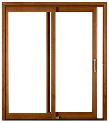 Baie vitrée coulissante - PELLA® 450 - PELLA - en bois / à double vitrage