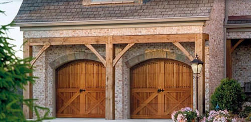 Porte de garage battante - ARCHITECT SERIES® - PELLA - en bois / manuelle