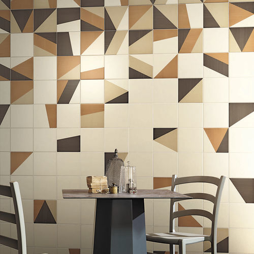 Carrelage en grès cérame - FABRICS - Ceramica Bardelli - mat / peint à la main / d'intérieur
