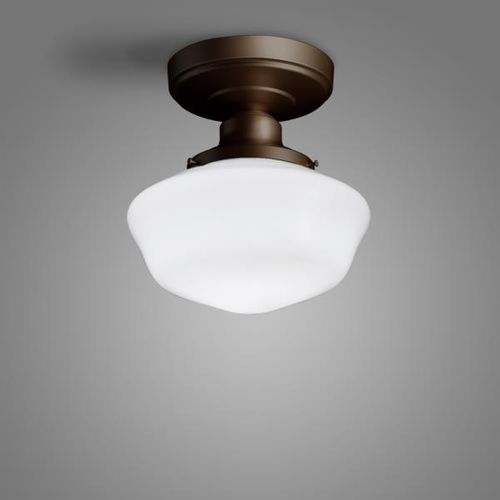 Plafonnier vintage - ASHLAND - SPI Lighting - rond / en verre / en aluminium
