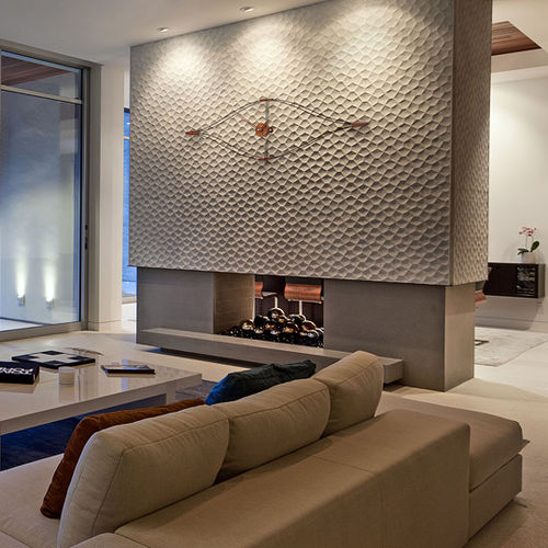 Horloge contemporaine - LOOK - NOMON - murale / analogique / en noyer