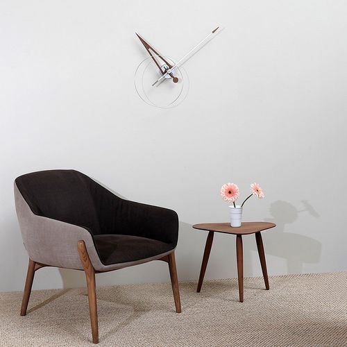 Horloge contemporaine - CRIS - NOMON - murale / analogique / en noyer