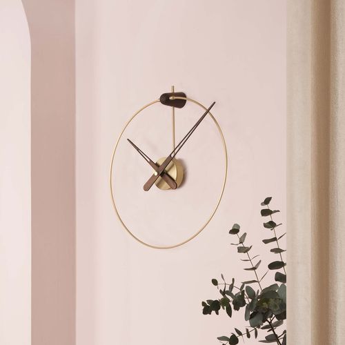 Horloge contemporaine - MICRO ANDA - NOMON - murale / analogique / en noyer