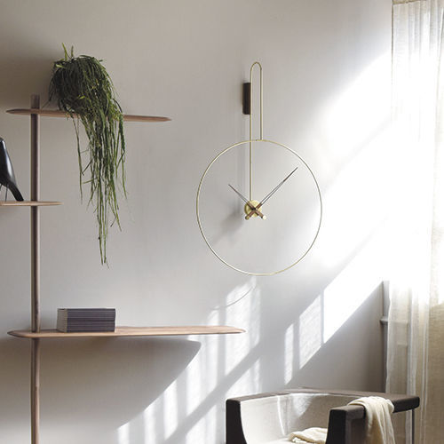 Horloge contemporaine - DARO - NOMON - murale / analogique / en noyer