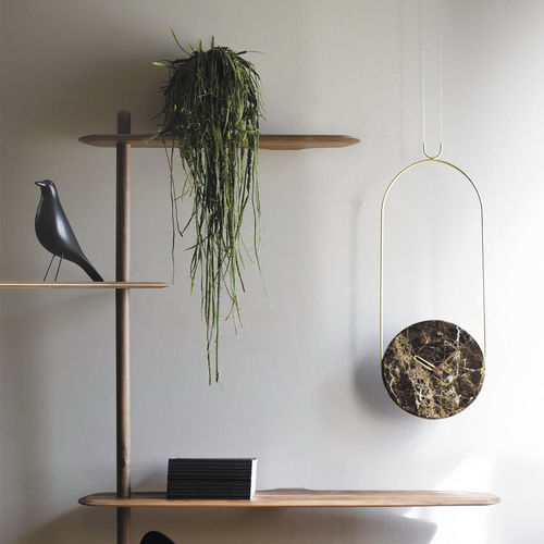 Horloge contemporaine - COLGANTE - NOMON - murale / analogique / en noyer