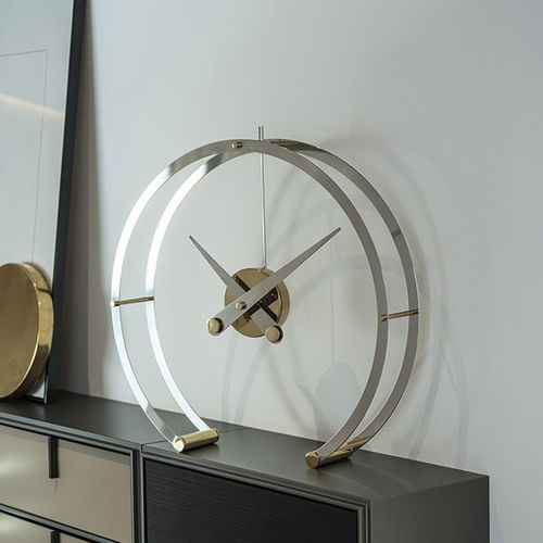 Horloge contemporaine - OMEGA - NOMON - de table / analogique / en laiton