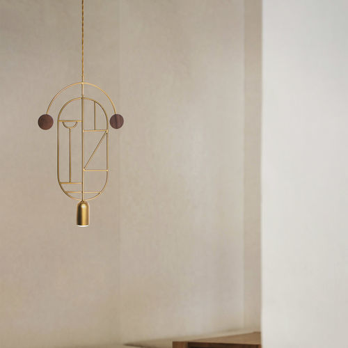 Suspension - DOTS - NOMON - en métal / en bois / contemporaine