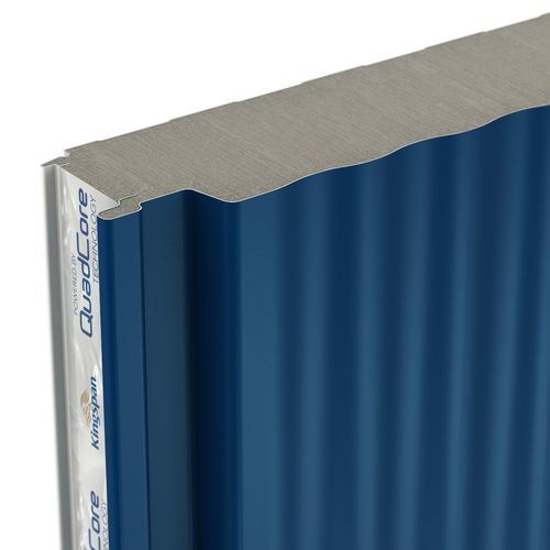 Panneau sandwich pour bardage - QUADCORE AWP SUPREME - Kingspan Insulation - pour mur / 2 faces en aluminium / âme isolante