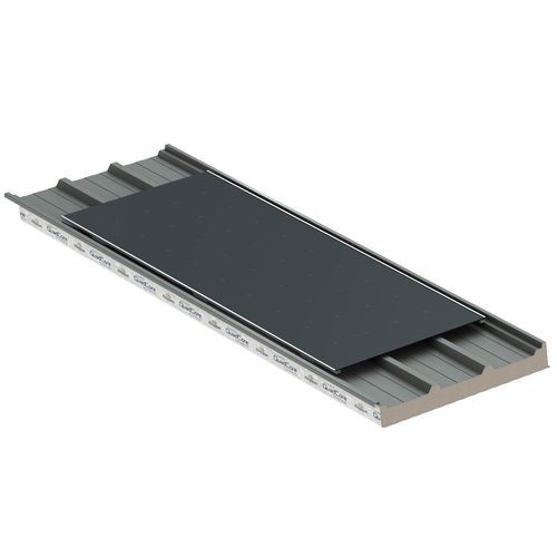 Panneau sandwich isolant pour modules photovoltaïques - QUADCORE POWERPANEL - Kingspan Insulation - face en aluminium / âme isolante / haute résistance