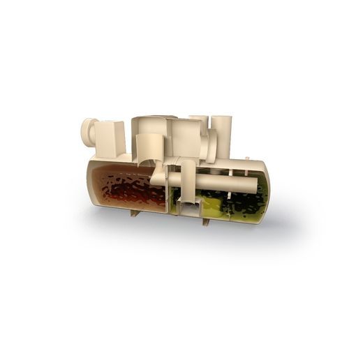 Séparateur à hydrocarbures GRP - KLARGESTER AQUAOIL - Kingspan Insulation - en polyéthylène PE / en plastique renforcé de fibres