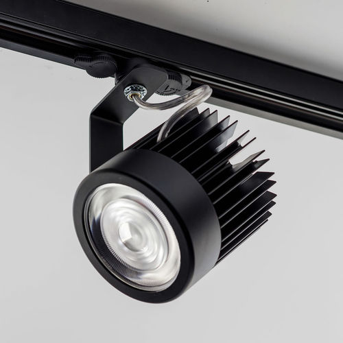 Éclairage sur rail à LED - REA - led luce dintorni srl - rond / en aluminium anodisé / en polycarbonate