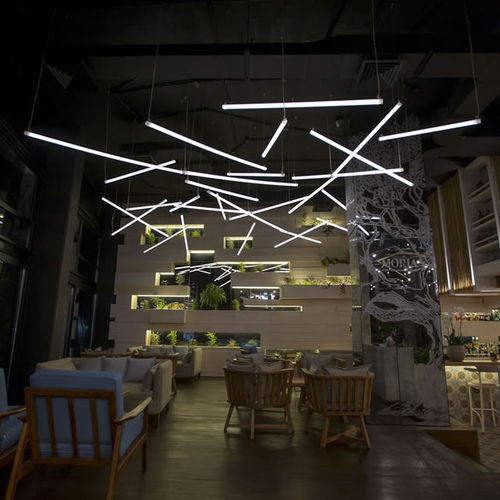 Luminaire suspendu - COLOMBO - led luce dintorni srl - à LED / linéaire / IP65