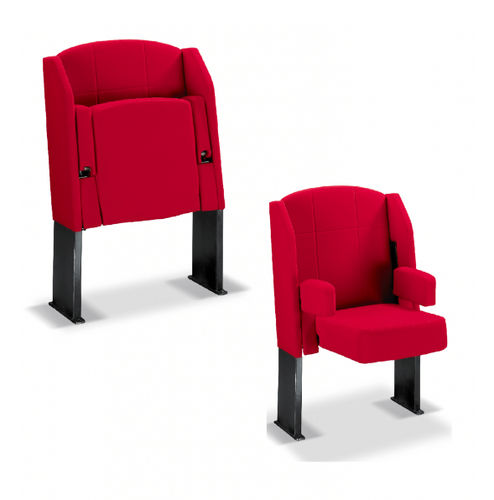 Fauteuil d'auditorium contemporain - FK>30 - kleslo - en tissu / en métal / pliant