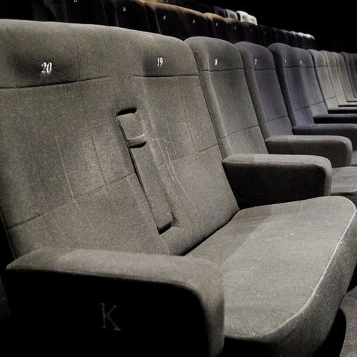 Fauteuil de cinéma en tissu - LOVE  - kleslo - en polypropylène / professionnel / rouge