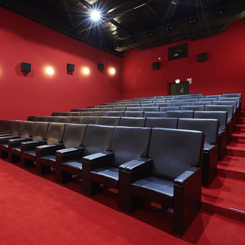 Fauteuil de cinéma en tissu - KLASSE - kleslo - en métal / en polypropylène / professionnel