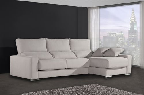 Canapé contemporain - BERNINI - Gamamobel - en tissu / beige / 3 places
