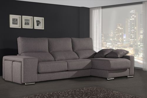 Canapé contemporain - BOTERO - Gamamobel - en tissu / marron / 3 places