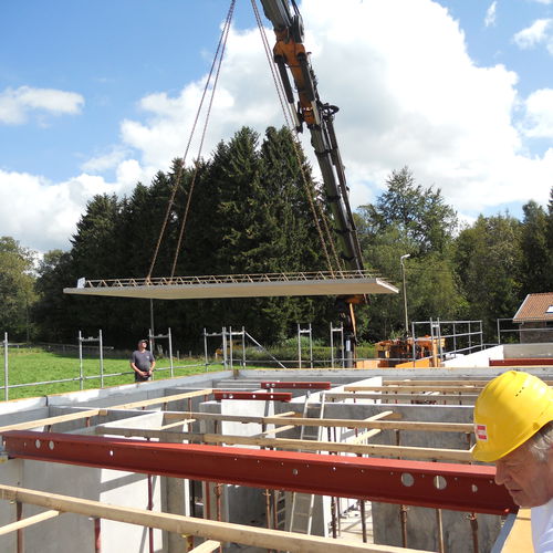 Prédalle en béton - Alpha Béton - armée / avec possibilité d'intégration de tuyauteries