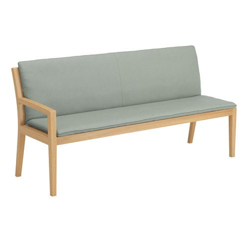 Banc de jardin contemporain - VALENCIA 2625 - Garpa - en teck / avec dossier / avec accoudoirs