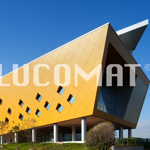 Panneau de revêtement - ALUCOMAT® A2 - ALUCOMAT | JSN - pour façade / caractéristiques écologiques / en composite