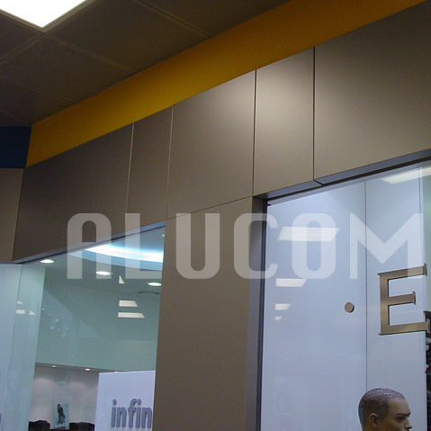 Panneau décoratif de revêtement - ALUCOMAT® ALUCOLIC - ALUCOMAT | JSN - mural / pour agencement intérieur / durable