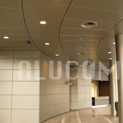 Panneau décoratif mural - ALUCOMAT® NANO ANTI-BACTERIAL - ALUCOMAT | JSN - pour plafond / en composite / en aluminium