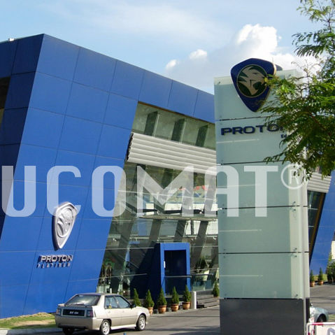 Panneau d'affichage mural - ALUCOMAT® STEEL - ALUCOMAT | JSN - d'extérieur / magnétique / en aluminium