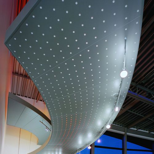 Faux-plafond en métal - LIBRETTO®  - USG - en aluminium / en panneaux / d'intérieur