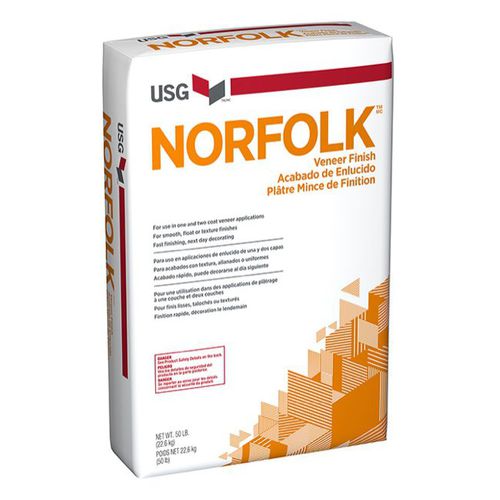 Enduit de protection - NORFOLK™  - USG - de finition / d'intérieur / pour balcon
