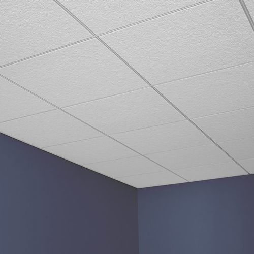 Panneau acoustique pour plafond - ECLIPSE™ - USG - en fibre minérale / carré / rectangulaire